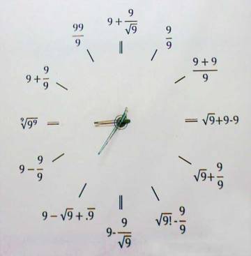 math-clock
